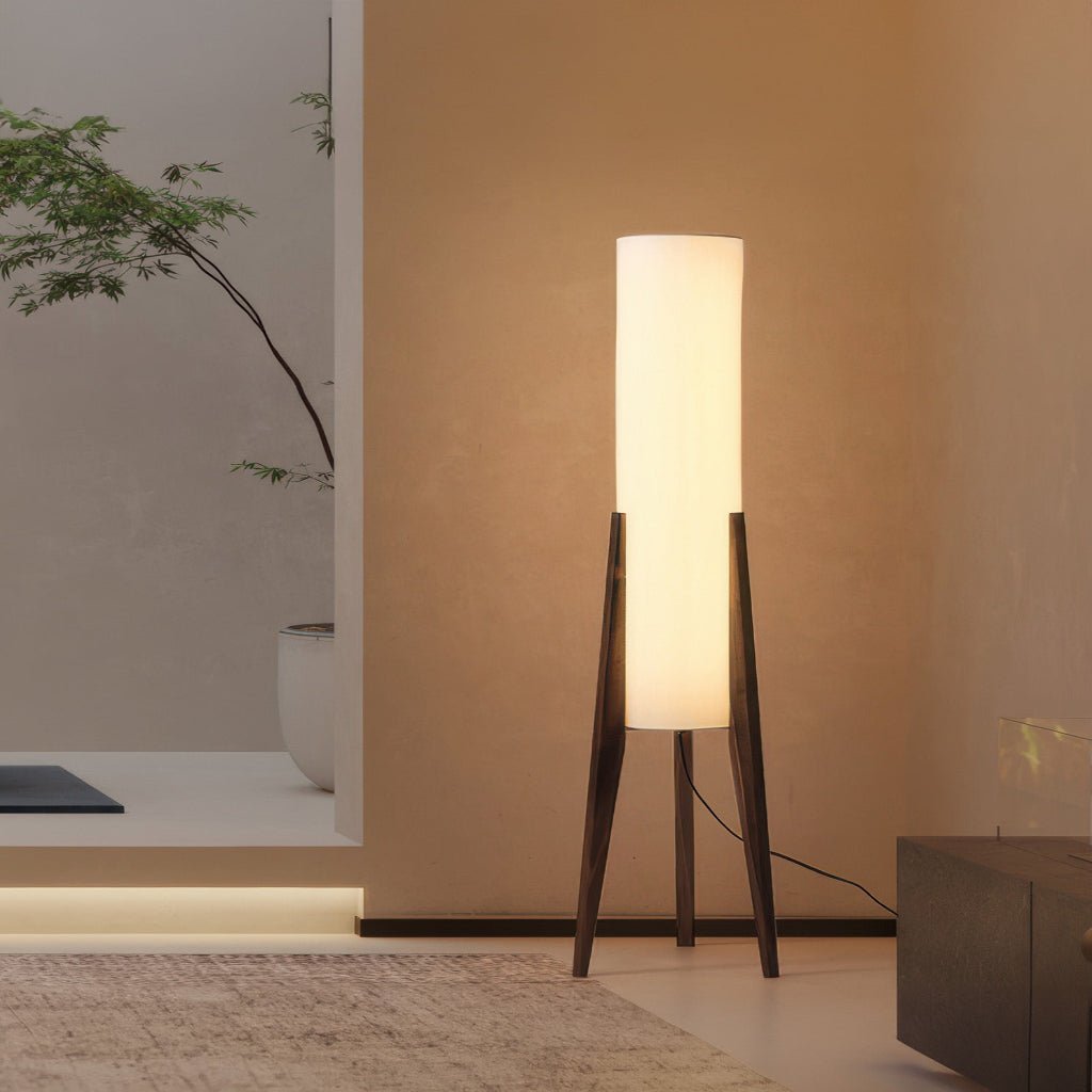Scandinavian Floor Lamp with Dimmable LED Lighting