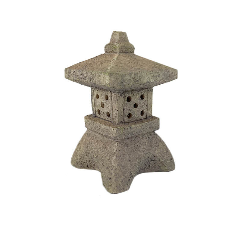 Japanese Solar Pagoda Garden Lantern with LED Light