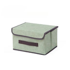 Foldable Storage Box with Lid – Fabric Organizer