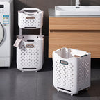 2-Tier Rolling Storage Basket Organizer