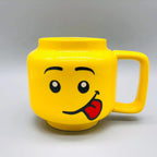 Ceramic Character Face Mug with Cute Expression B