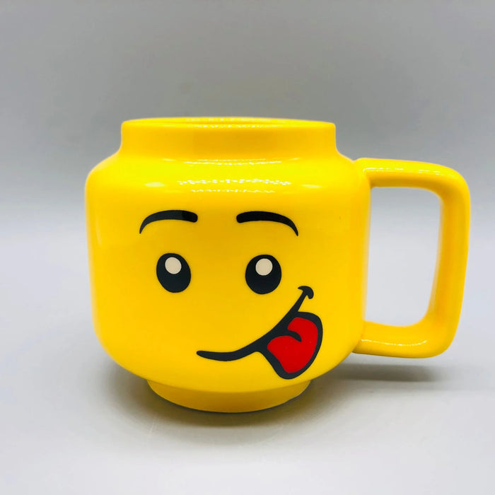 Ceramic Character Face Mug with Cute Expression B