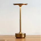Rechargeable LED Table Lamp with Touch Control Champagne Gold