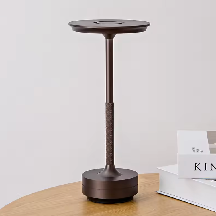 Rechargeable LED Table Lamp with Touch Control Brushed Bronze