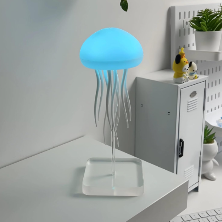Jellyfish Pendant Light with Color-Changing LED With Base