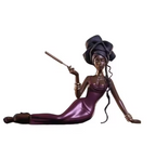Elegant Woman Incense Holder with Cigarette Holder Design Royal Muse