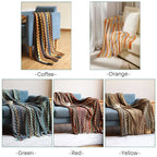 Bohemian Throw Blanket with Tassels