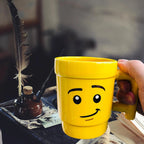 Ceramic Character Face Mug with Cute Expression