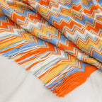 Bohemian Throw Blanket with Tassels