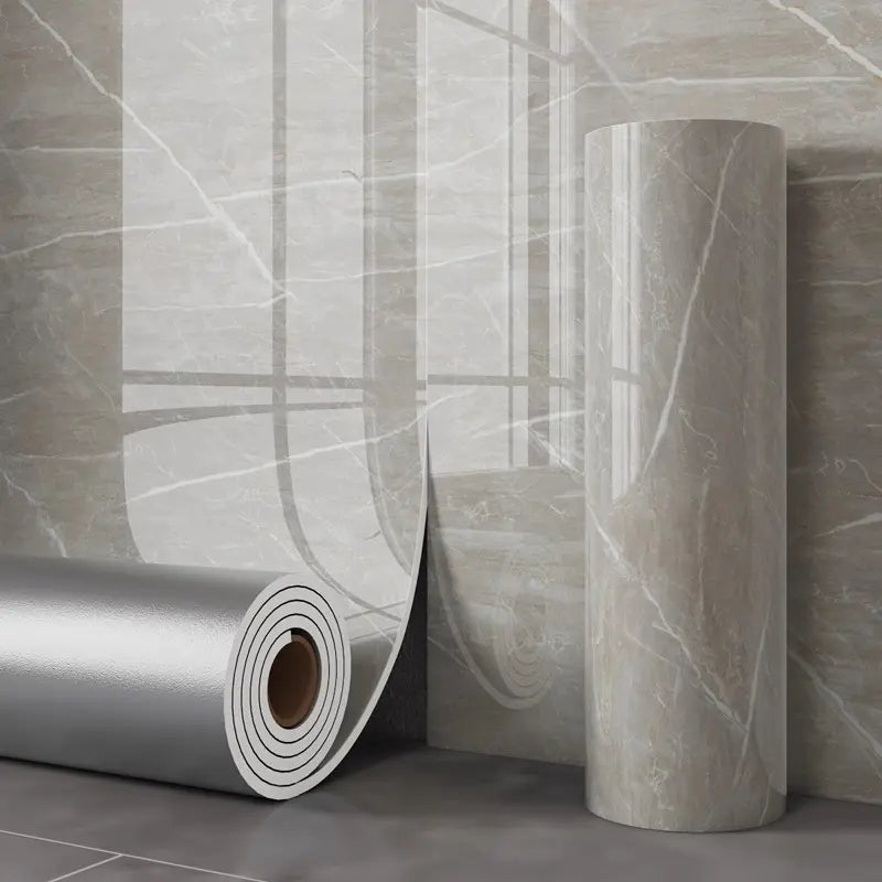 Self-Adhesive Marble Decorative Film – Modern Look in Minutes (40×300 cm) Gray