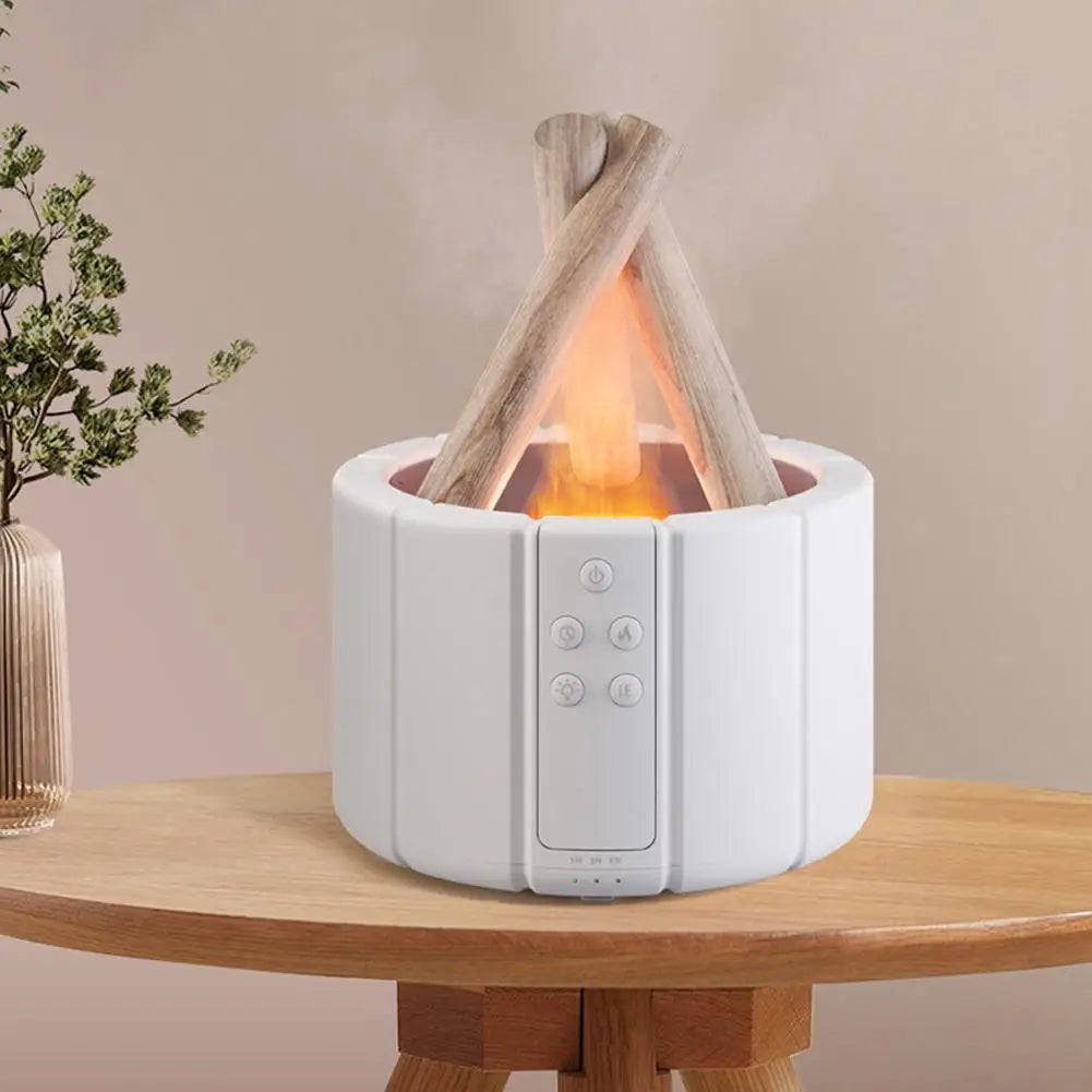 Flame Effect Humidifier with Remote Control