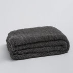 Minimalist Knit Throw Blanket - Ultra Soft Microfiber