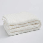 Minimalist Knit Throw Blanket - Ultra Soft Microfiber