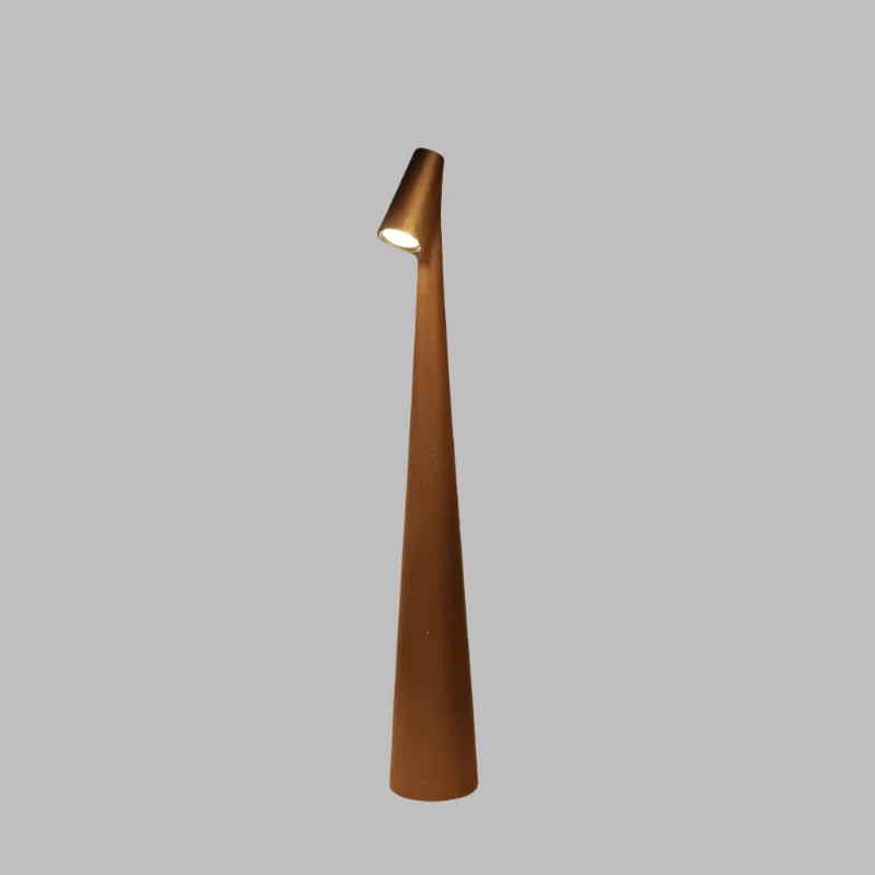 Cordless Touch Table Lamp with Adjustable Brightness Brown