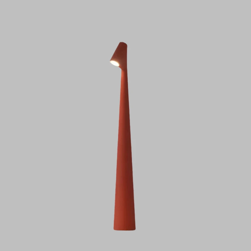 Cordless Touch Table Lamp with Adjustable Brightness Red