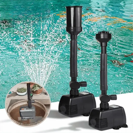 Submersible Fountain Pump with 12 LED Lights