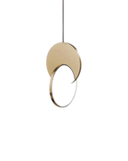 Geometric Pendant Light with Overlapping Circles