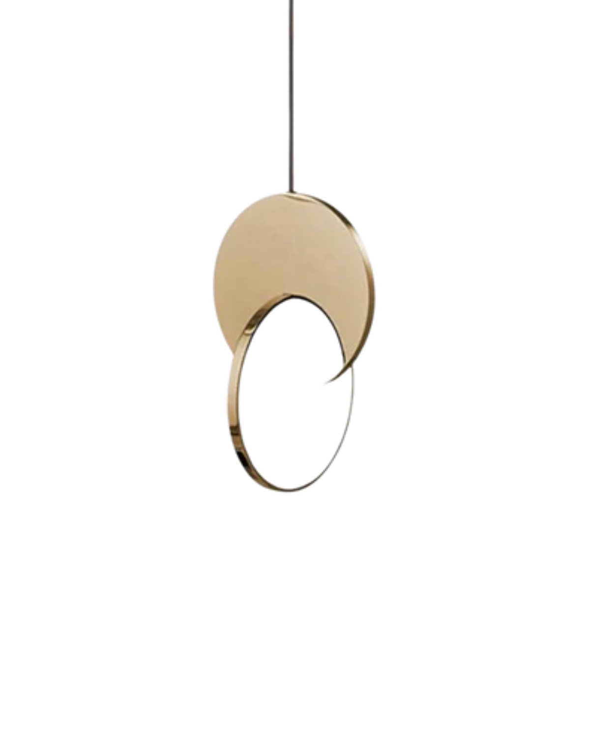 Geometric Pendant Light with Overlapping Circles