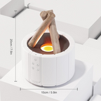 Flame Effect Humidifier with Remote Control