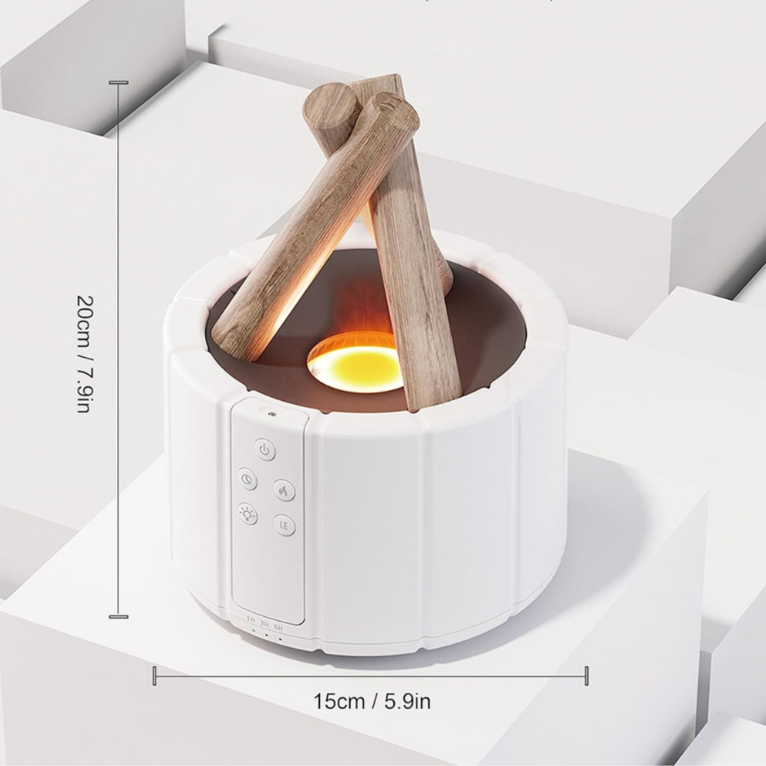 Flame Effect Humidifier with Remote Control