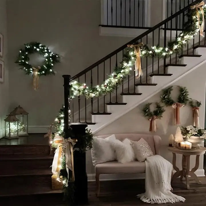 LED Christmas Tree String Lights – Sparkling & Safe Holiday Lighting