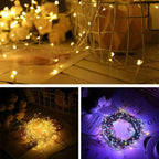 LED Christmas Tree String Lights – Sparkling & Safe Holiday Lighting
