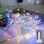 LED Christmas Tree String Lights – Sparkling & Safe Holiday Lighting Multicolor