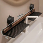 Sink Shelf Made of Walnut Wood – Organization Without Drilling