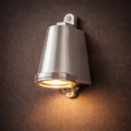 Modern Outdoor Wall Light with Warm LED Silver