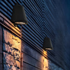 Modern Outdoor Wall Light with Warm LED