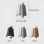 Modern Outdoor Wall Light with Warm LED
