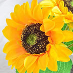 LED Sunflower Night Light with Rechargeable Battery
