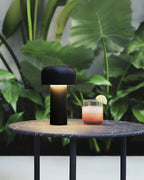 Modern Mushroom Table Lamp with Bell-Shaped Shade
