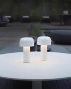 Modern Mushroom Table Lamp with Bell-Shaped Shade