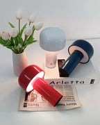 Modern Mushroom Table Lamp with Bell-Shaped Shade