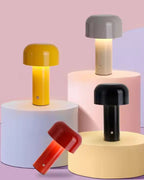 Modern Mushroom Table Lamp with Bell-Shaped Shade