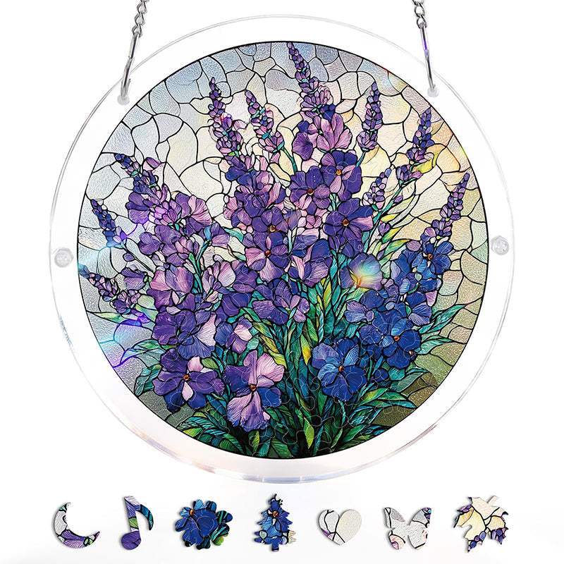 Stained Glass Sun Catcher - Shatterproof Acrylic Window Art