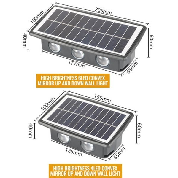 Solar Wall Light with Motion Sensor – Automatic Outdoor Lighting
