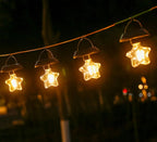 Solar Hanging Lights with Warm LED Filament
