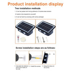 Solar Wall Light with Motion Sensor – Automatic Outdoor Lighting