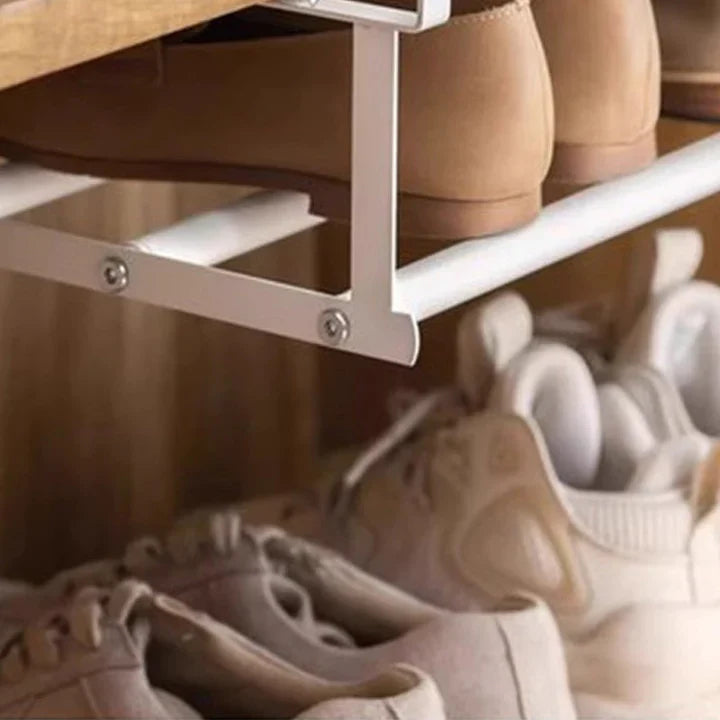 Under-Shelf Storage – Double Your Shelf Space Instantly
