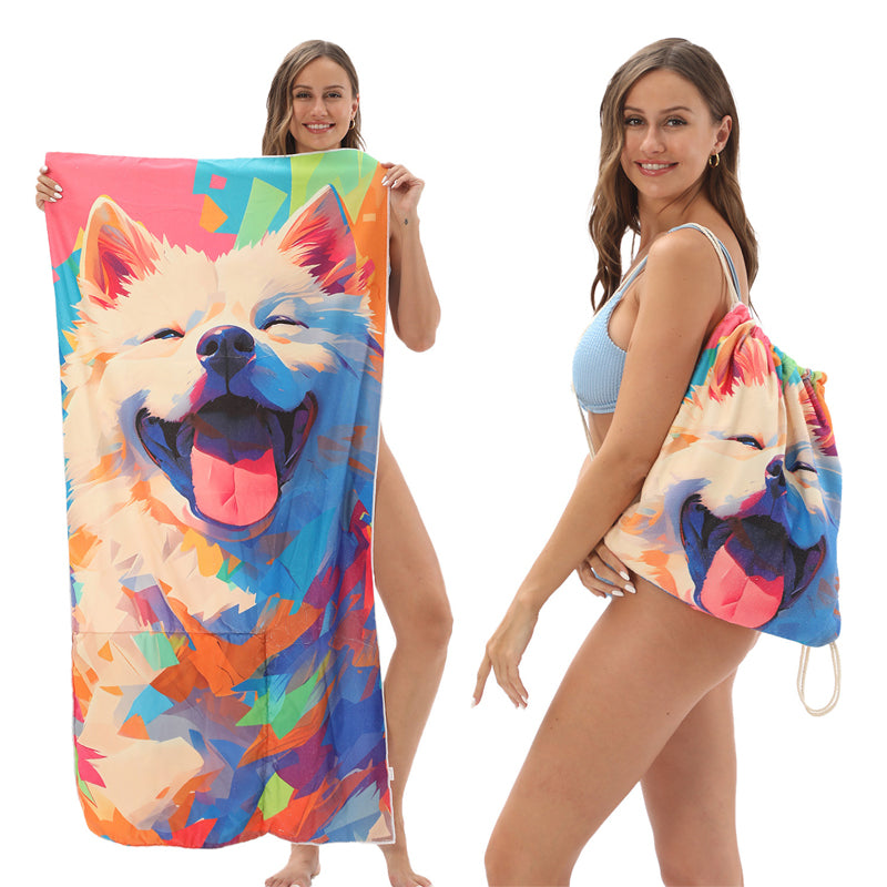 Beach Towel Backpack – 2-in-1 Convertible Design