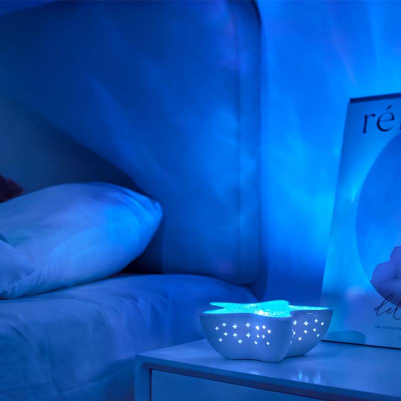 Ocean Wave Light Projector - Starfish Shape with 7 Colors
