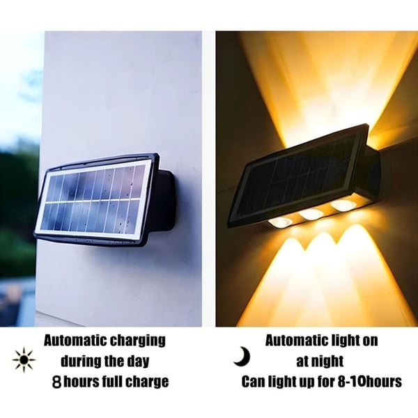 Solar Wall Light with Motion Sensor – Automatic Outdoor Lighting