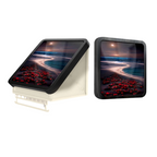 Wall-Mounted Storage Box with Sunset Artwork