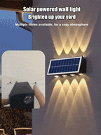 Solar Wall Light with Motion Sensor – Automatic Outdoor Lighting