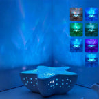 Ocean Wave Light Projector - Starfish Shape with 7 Colors
