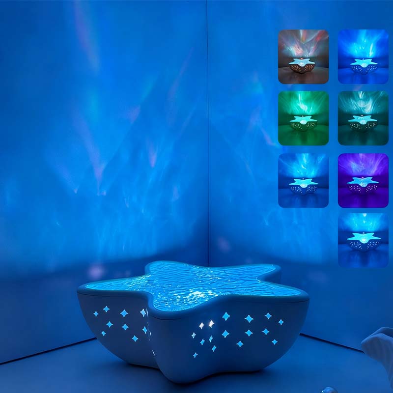 Starfish Ocean Wave Light Projector with 7 Colors
