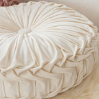 Round Velvet Floor Pillow – Soft Decorative Cushion