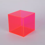 Acrylic Display Box with Transparent Design Rose red